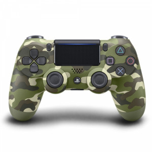 Висококачествен DOUBLESHOCK IV Green Camouflage - джойстик за SONY PLAY STATION IV, с USB кабел